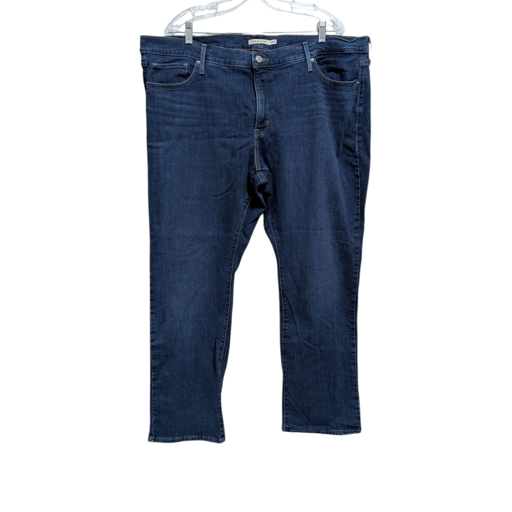 Levi's 314 Straight Blue Jeans Size 24W
